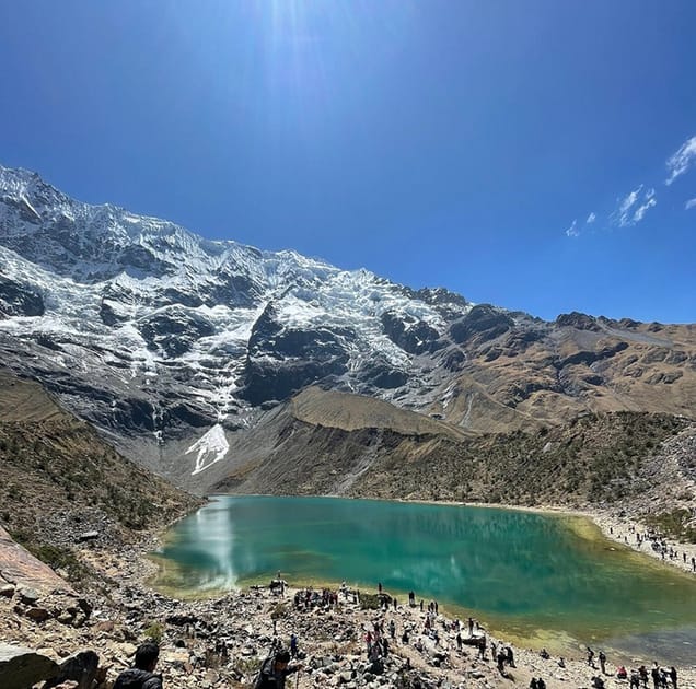 Llegada a la Laguna Humantay