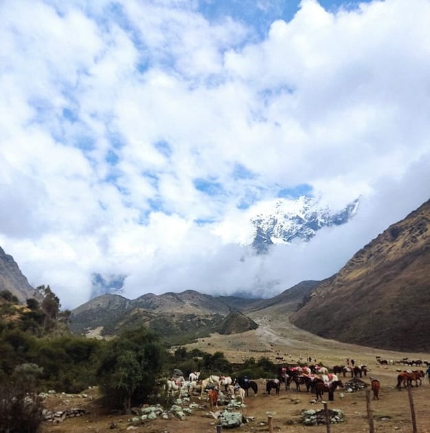 Inicio de la caminata a la Laguna Humantay